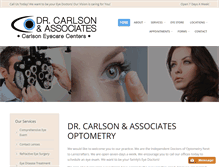 Tablet Screenshot of drtcarlson.com